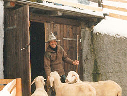 Karl Waldner, de eigenaar van de vakantieboerderij